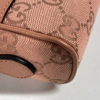Gucci Shoulder Bag 574493 Canvas / Leather Pink Crossbody Gg Ophidia Women