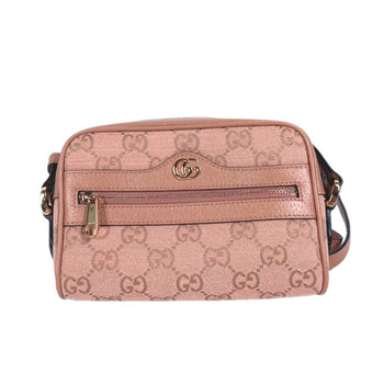 Gucci Shoulder Bag 574493 Canvas / Leather Pink Crossbody Gg Ophidia Women