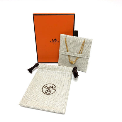 Hermes Necklace Metal Gold Charnier Pm Women