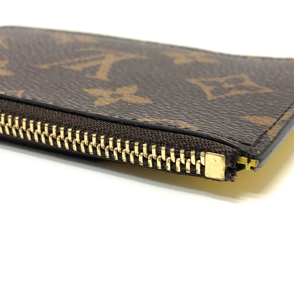 Louis Vuitton Coin Case M81882 Monogram Canvas Brown X Yellow Monogram Porto Cult Romy Mens