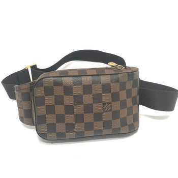 Louis Vuitton Sling Bag N51994 Damier Canvas Brown Damier Geronimos Mens