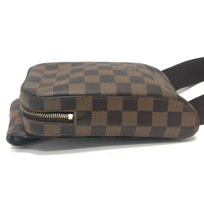 Louis Vuitton Sling Bag N51994 Damier Canvas Brown Damier Geronimos Mens