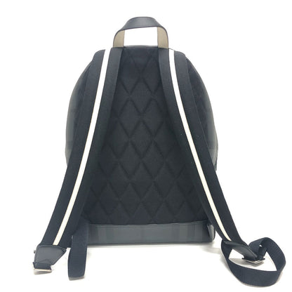 Burberry Backpack Pvc Gray Graphic Women