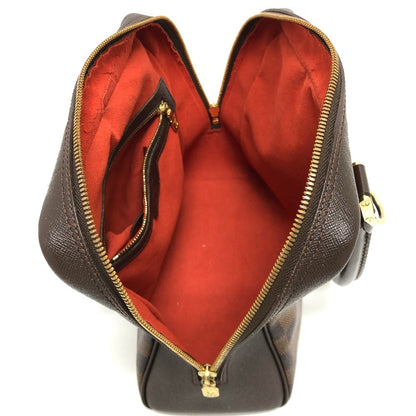 Louis Vuitton Handbag N51150 Damier Canvas Brown Damier Brera Women