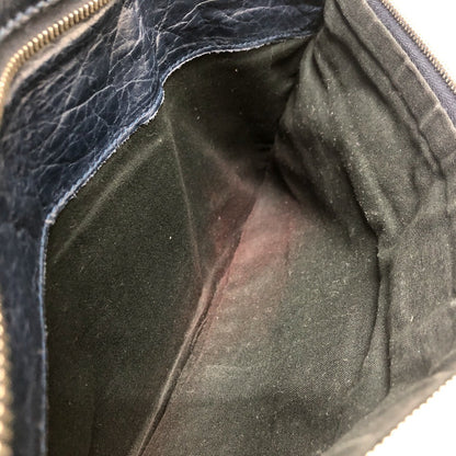 Balenciaga Clutch Bag 273023 Leather Black Classic Clip L Mens