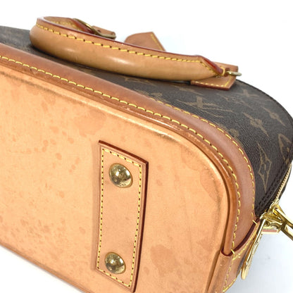 Louis Vuitton Shoulder Bag M53152 Monogram Canvas Brown Monogram Alma Bb Women