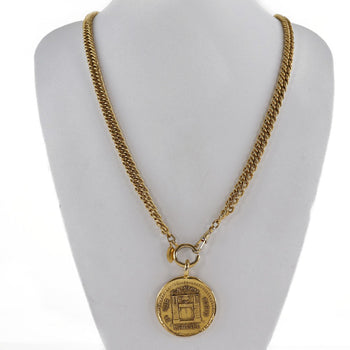 Chanel Necklace Plated Gold Gold Coin 31 Rue Cambon Women