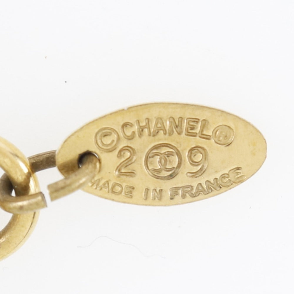 Chanel Necklace Plated Gold Gold Coin 31 Rue Cambon Women