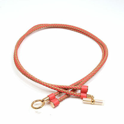 Hermes Belt H010438Udaa Leather Biscuit X Rose Jaipur Belt "Grennan"