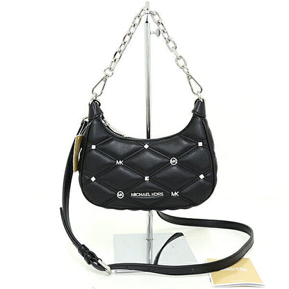 Michael Kors Shoulder Bag 35H3S4Cc5U Synthetic Leather Black Cola Extra Small Quilted Shoulder Bag