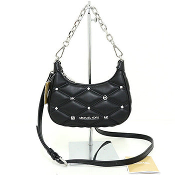 Michael Kors Shoulder Bag 35H3S4Cc5U Synthetic Leather Black Cola Extra Small Quilted Shoulder Bag