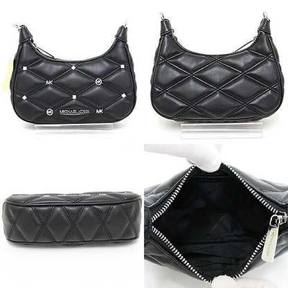 Michael Kors Shoulder Bag 35H3S4Cc5U Synthetic Leather Black Cola Extra Small Quilted Shoulder Bag