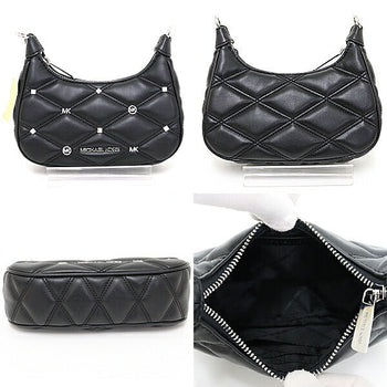 Michael Kors Shoulder Bag 35H3S4Cc5U Synthetic Leather Black Cola Extra Small Quilted Shoulder Bag