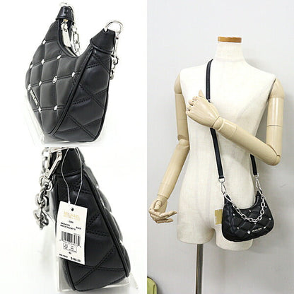 Michael Kors Shoulder Bag 35H3S4Cc5U Synthetic Leather Black Cola Extra Small Quilted Shoulder Bag
