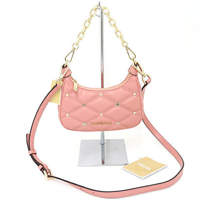 Michael Kors Shoulder Bag 35H3G4Cc5U Synthetic Leather Pink Cola Extra Small Quilted Shoulder Bag