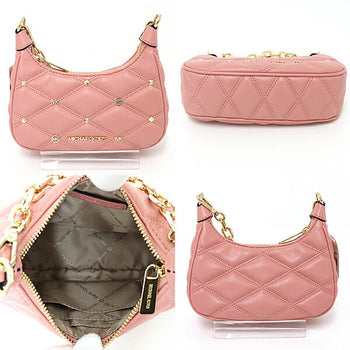 Michael Kors Shoulder Bag 35H3G4Cc5U Synthetic Leather Pink Cola Extra Small Quilted Shoulder Bag