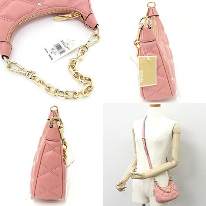 Michael Kors Shoulder Bag 35H3G4Cc5U Synthetic Leather Pink Cola Extra Small Quilted Shoulder Bag