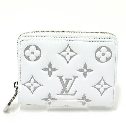Louis Vuitton Bifold Wallet M12153 Lamb Leather White Folded Wallet Portefeuille Lou Women