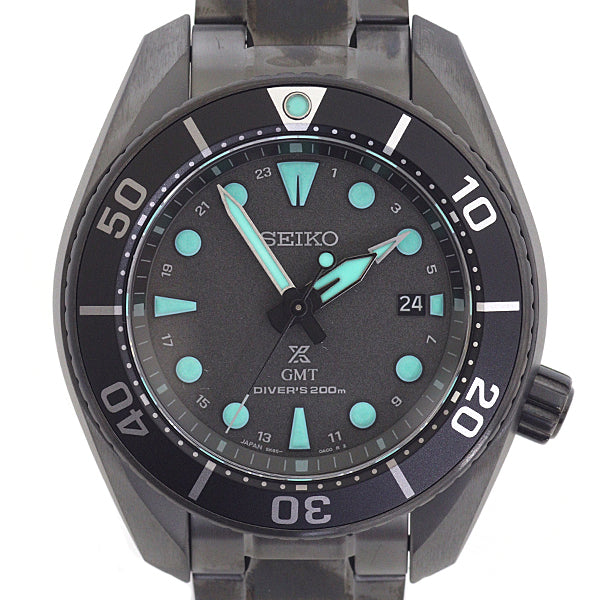 Seiko Watches Solar Powered Radio Watch Sbpk007 Stainless Steel Black Mens Watches Prospex Mens