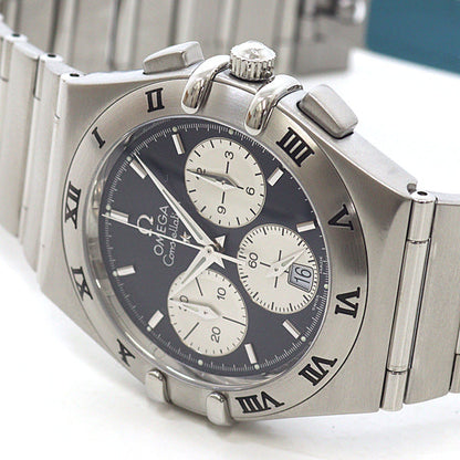Omega Watches 1542.40.00 Stainless Steel Silver Constellation Chronograph Mens