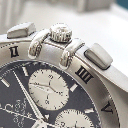 Omega Watches 1542.40.00 Stainless Steel Silver Constellation Chronograph Mens