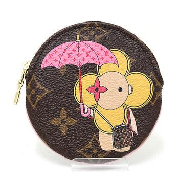 Louis Vuitton Coin Case M69057 Monogram Canvas Brown Portomone Long Vivienne Women