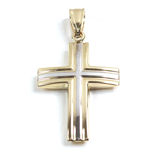 Jewelry Pendant Top K18 Yellow Gold Yellow Gold Cross