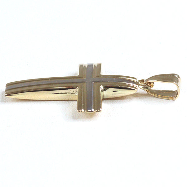 Jewelry Pendant Top K18 Yellow Gold Yellow Gold Cross