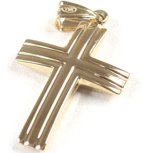 Jewelry Pendant Top K18 Yellow Gold Yellow Gold Cross