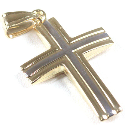 Jewelry Pendant Top K18 Yellow Gold Yellow Gold Cross