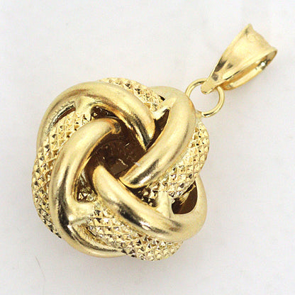 Unoaerre Pendant Top 18846 K18 Yellow Gold Gold Knot
