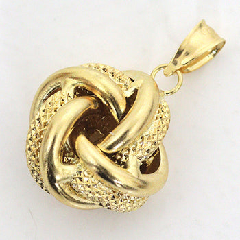 Unoaerre Pendant Top 18846 K18 Yellow Gold Gold Knot