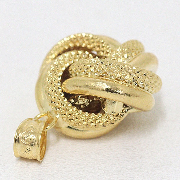 Unoaerre Pendant Top 18846 K18 Yellow Gold Gold Knot