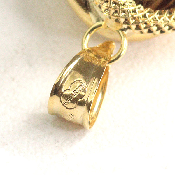 Unoaerre Pendant Top 18846 K18 Yellow Gold Gold Knot