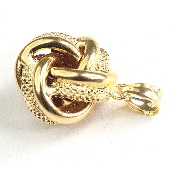 Unoaerre Pendant Top 18846 K18 Yellow Gold Gold Knot