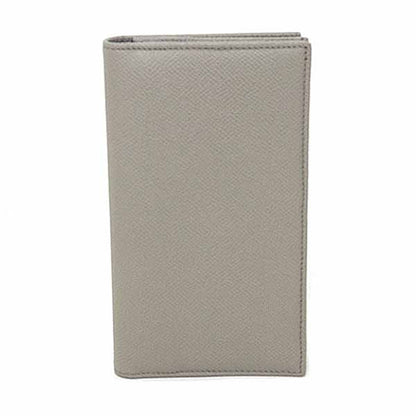 Bvlgari Long Wallet Purse 294128 Leather Gray Bvlgari Bvlgari Man Bifold Wallet Long Wallet Mens