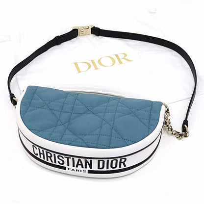 Christian Dior Shoulder Bag Lambskin Blue Dior Vibe Small Hobo Bag Women