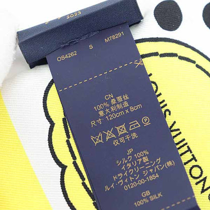 Louis Vuitton Scarf M78291 Silk Black Lvxyk Bando Infinity Dot