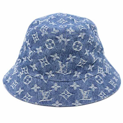 Louis Vuitton Hat M78773 Monogram Canvas Blue Bucket Hat Monogram Essential