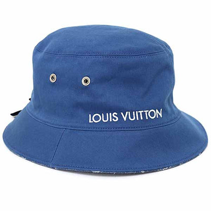 Louis Vuitton Hat M78773 Monogram Canvas Blue Bucket Hat Monogram Essential