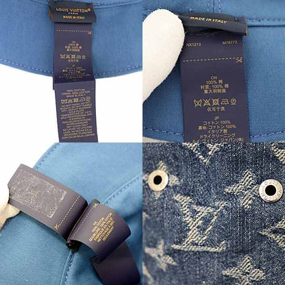 Louis Vuitton Hat M78773 Monogram Canvas Blue Bucket Hat Monogram Essential