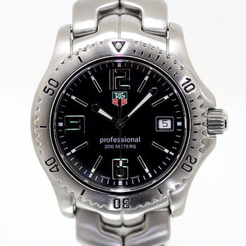 Tag Heuer Watches Quartz Wt1110 Stainless Steel Silver Professional Black Dial