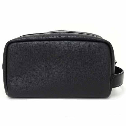 Dunhill Handbag Du24F3117Gn001 Leather Black 1893 Harness Leather Wash Bag