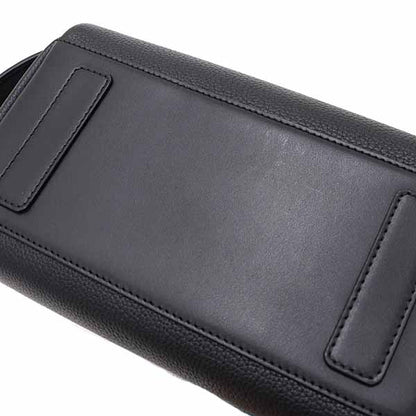 Dunhill Handbag Du24F3117Gn001 Leather Black 1893 Harness Leather Wash Bag