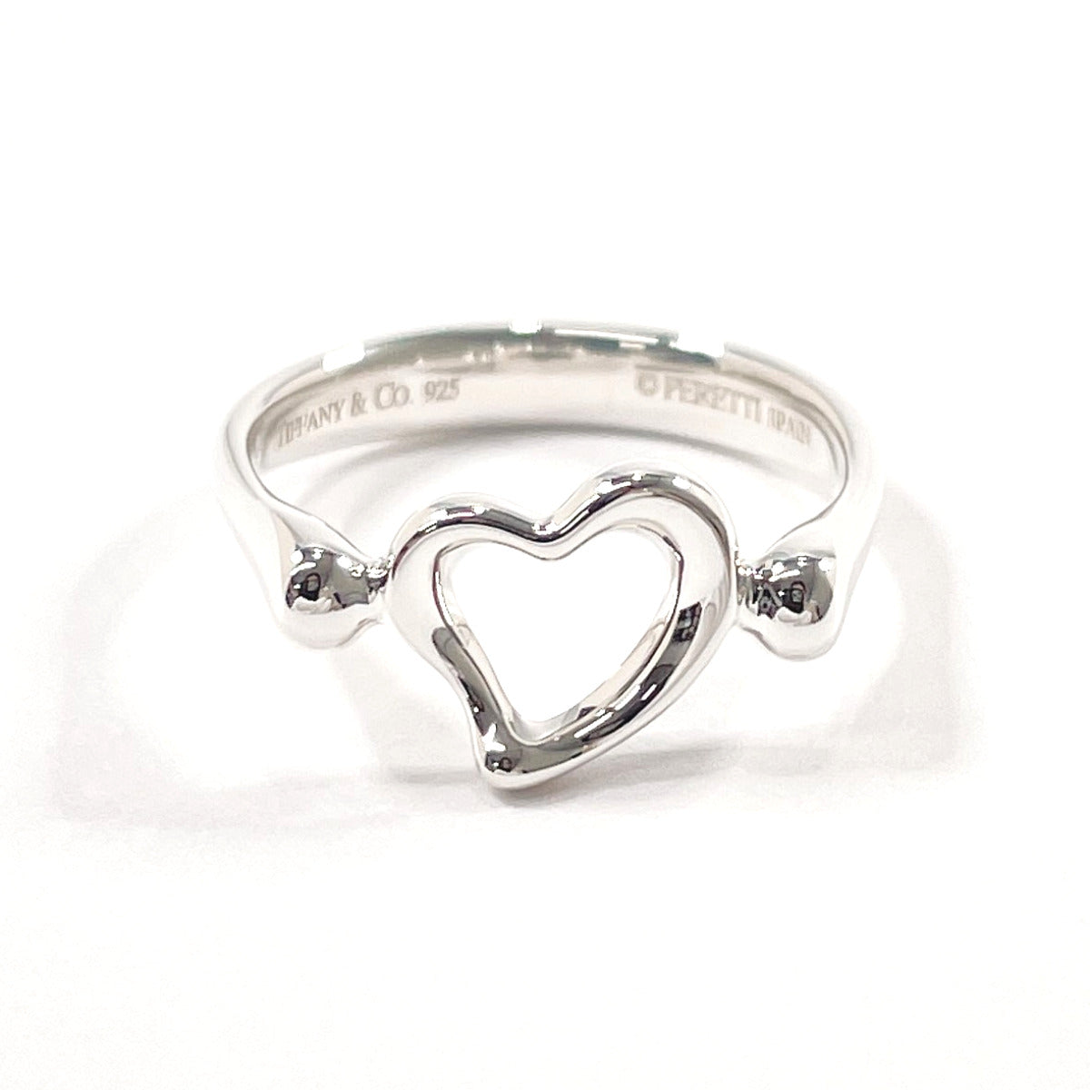 Tiffany&Co. Ring Silver925 Silver El Saperetti Open Heart Women