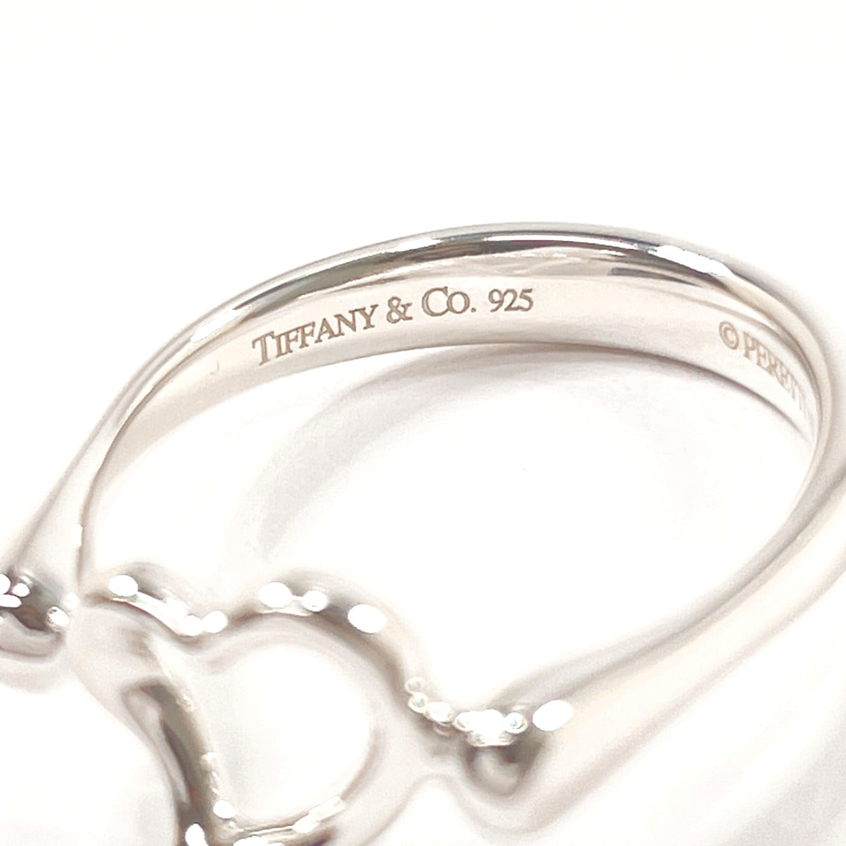 Tiffany&Co. Ring Silver925 Silver El Saperetti Open Heart Women