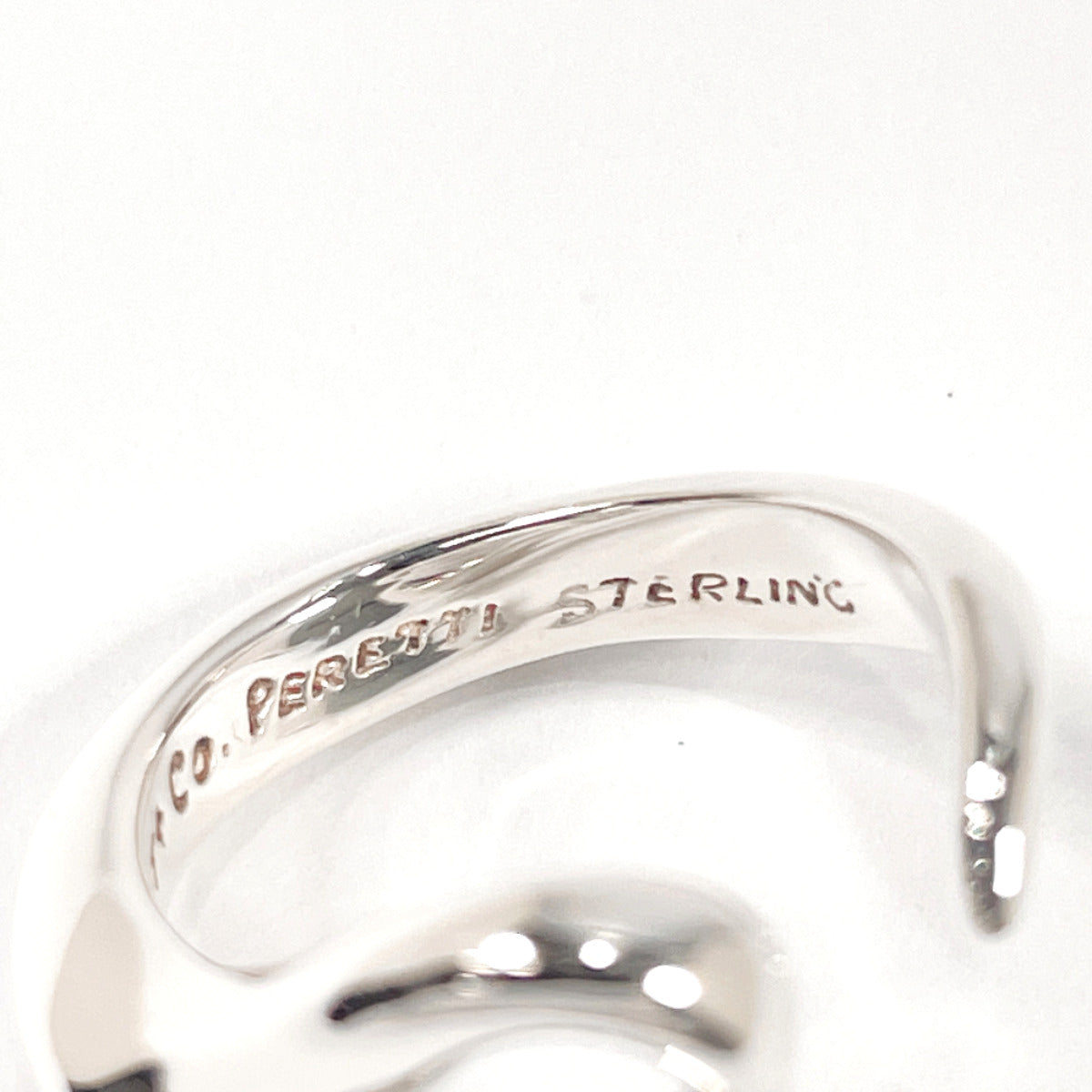 Tiffany&Co. Ring Sterling Silver Silver El Saperetti Open Heart Women