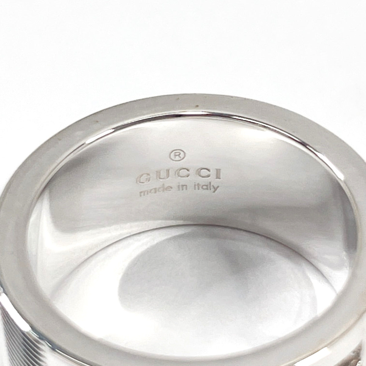 Gucci Ring Silver925 Silver Branded Cutout G