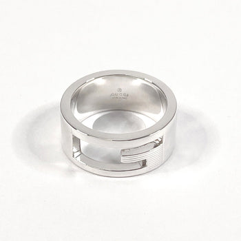 Gucci Ring Silver925 Silver Branded Cutout G Women