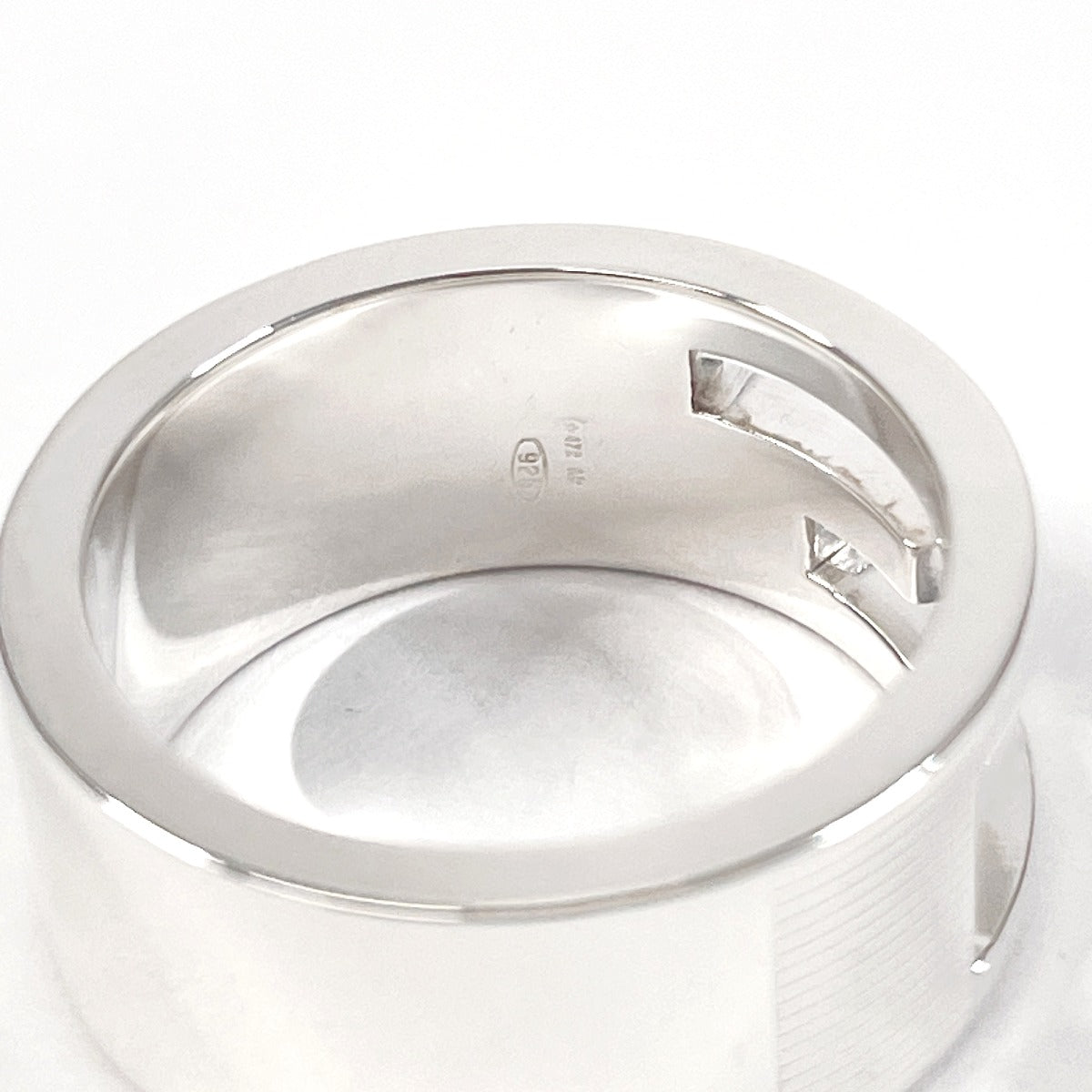 Gucci Ring Silver925 Silver Branded Cutout G Women